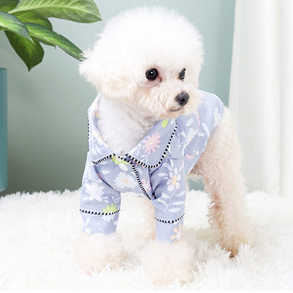 Pijamas para mascotas con estilo francés