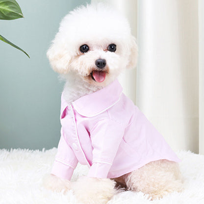 Pijamas para mascotas con estilo francés